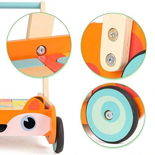 35 Pcs Wooden Baby Learning Walker Push Toy Y961