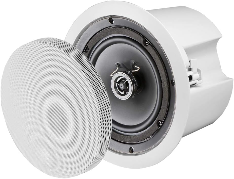6.5 Ceiling Speaker with Backcan 100W 70V Tap D36700
