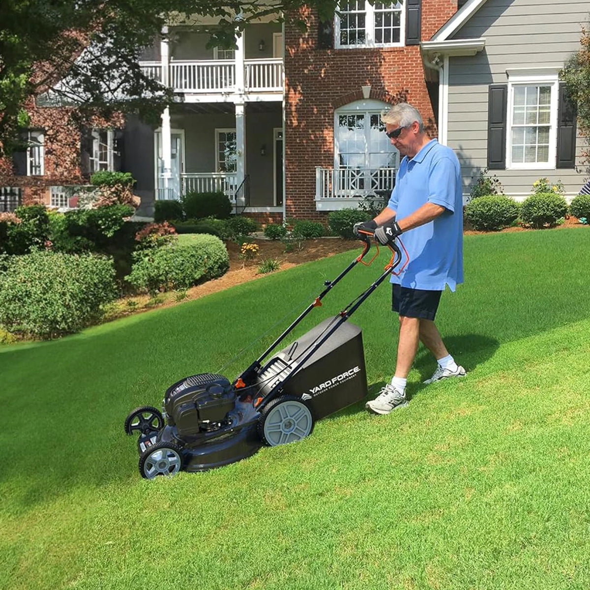 Self Propelled Gas Lawn Mower 150cc 22-inch Steel Deck 3-in-1 O142447