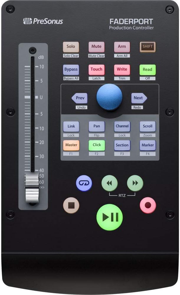 Single-Fader USB Control Surface with Footswitch, Fastener Straps & USB Extension Cable Bundle L48086