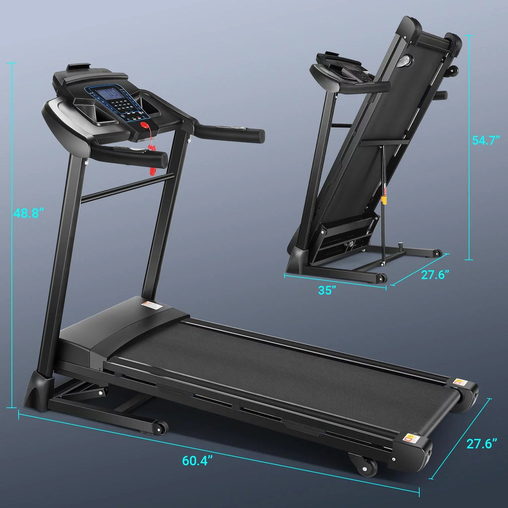 Auto Incline Treadmill with Bluetooth Speaker and LCD Display G239