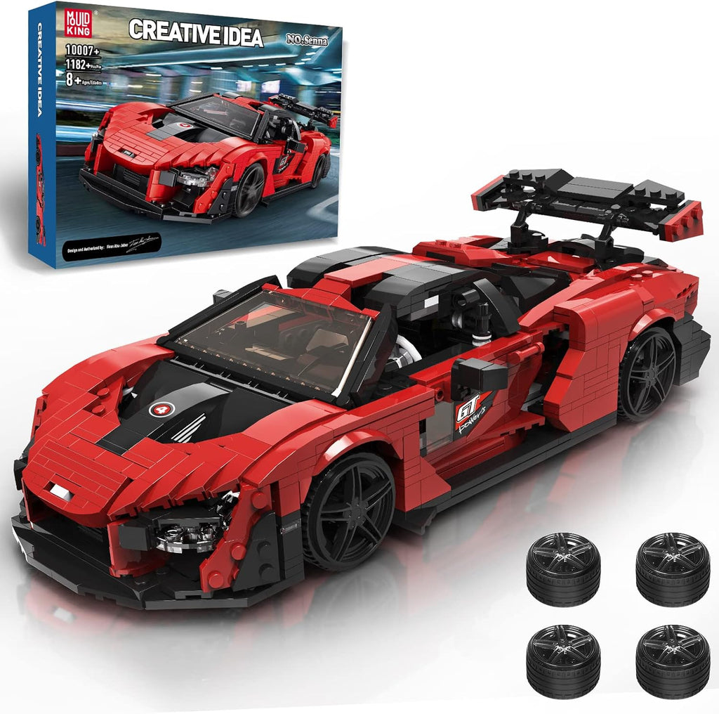 1:12 Scale Building Toys Car Building Kits (1182 Pieces) Pack of 2 A86892