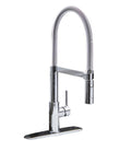 Chrome 1-Handle Deck-Mount Pre-Rinse Kitchen Faucet M916176