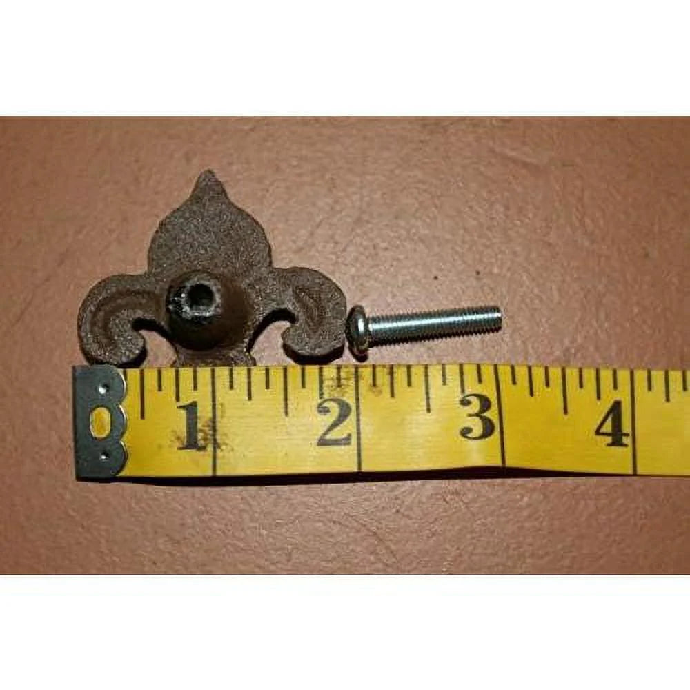 Cast Iron Fleur De Lis Cabinet Knobs, Pack Of 30, 2" M61587