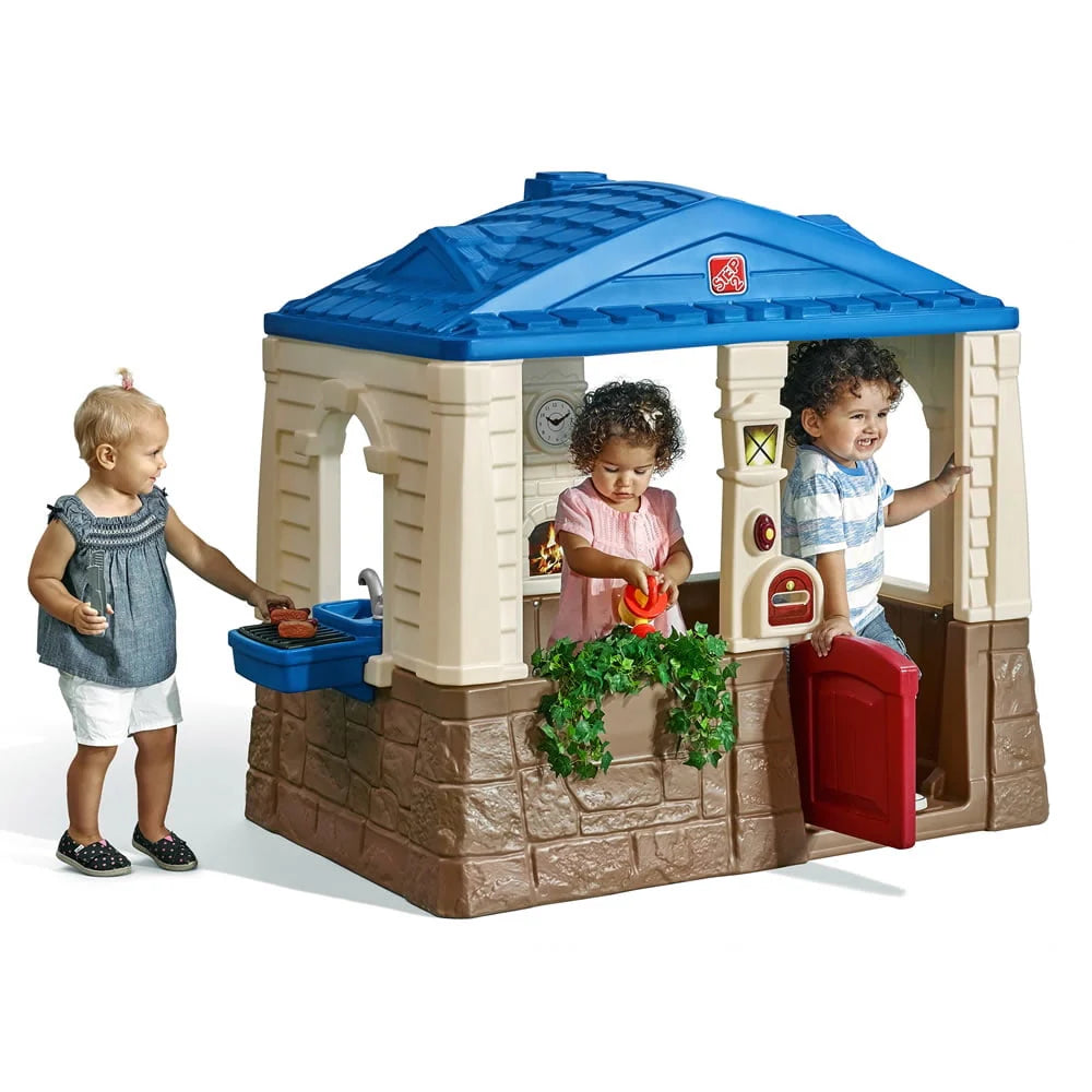 Brown Plastic Kids Playhouse J25344