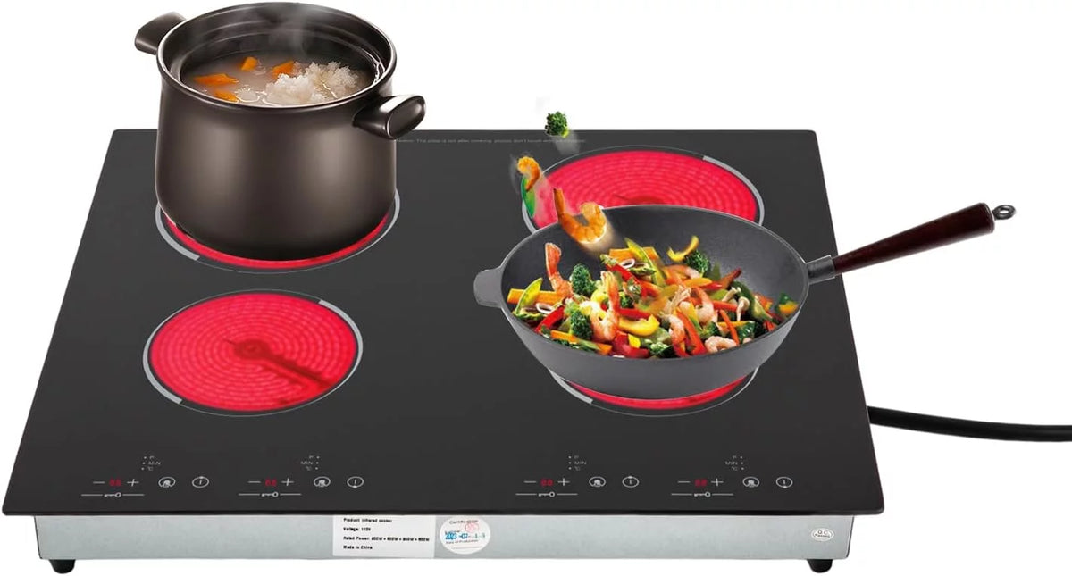 24 Inch 4 Burner Electric Ceramic Cooktop X47093