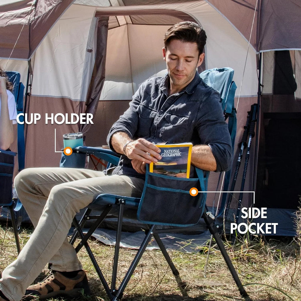 Folding Portable High Back Oversized Camping Chair V413